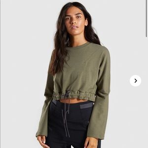 GYMSHARK Box Utility Cropped Sweater